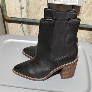 Crown Vintage Black Heeled Boots